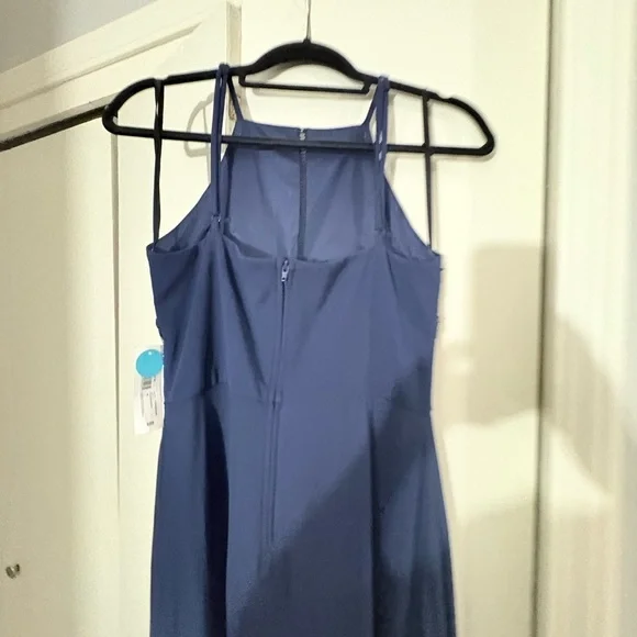 Stylish Navy Blue Sleeveless Jumpsuit - Picture 2 of 14